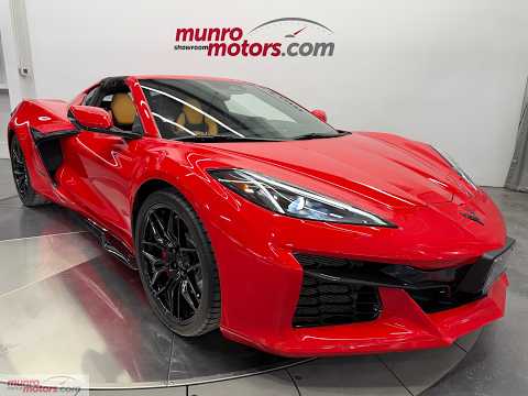 2024 Chevrolet Corvette Z06 Coupe 2LZ in Red for sale at Munro Motors in Brantford, ON
