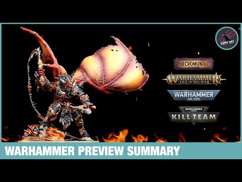 NEW MODELS REVEALED! Warhammer Online Preview Summary - Necromunda, 40k, Age of Sigmar, Horus Heresy