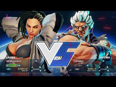 Mikeand1ke12 (Laura) vs baSick- (Akuma) SFV