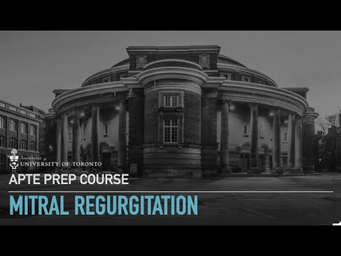 TGH APTE - Mitral Regurgitation, Bilal Ansari