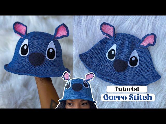 Vídeo relacionado con Disney Conjunto de Gorro y Guantes Lilo & Stitch para niñas | Gorro de Invierno de Punto Azul con Cara de Personaje de Puntada | Gorro con pompón de Talla única para niños con Guantes