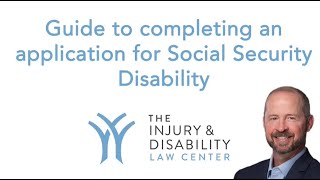 Guide to Online Application for Disability Benefits