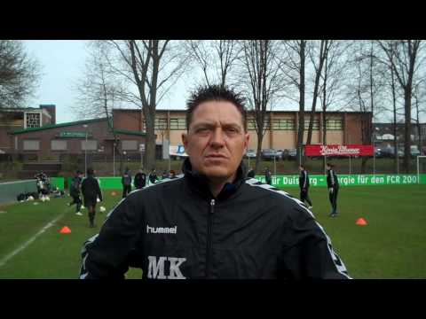 FCR 01 Duisburg Co-Trainer Marco Ketelaer zum DFB-Pokal 1/2 Finale vs Potsdam