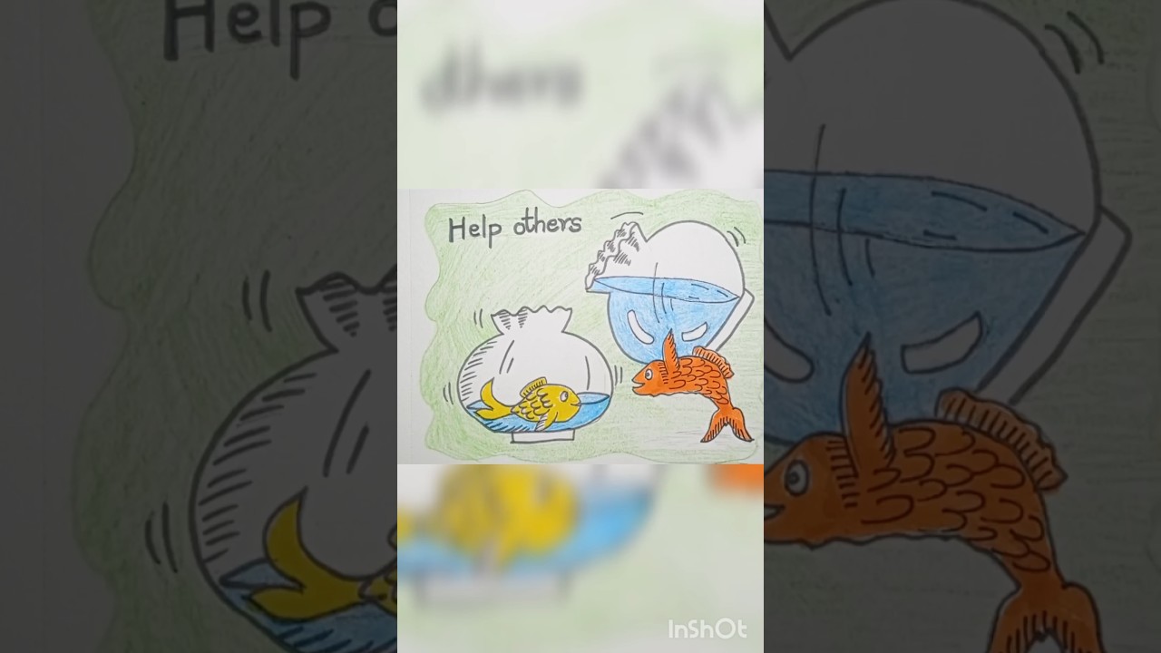 Compassion | Humanity | Act of kindness | #shorts #art #youtubeshorts 😌🫶🏼🫱🏼‍🫲🏻