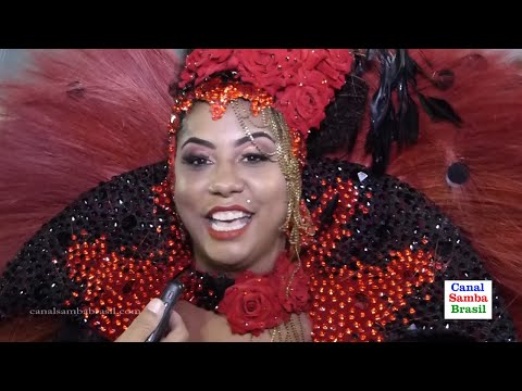 Carnaval 2020 - Bandeirantes do Saboó - Entrevista da Rainha da Bateria Lika Borges - 14.02.2020