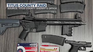 2 arrested, guns seized in Titus County drug bust