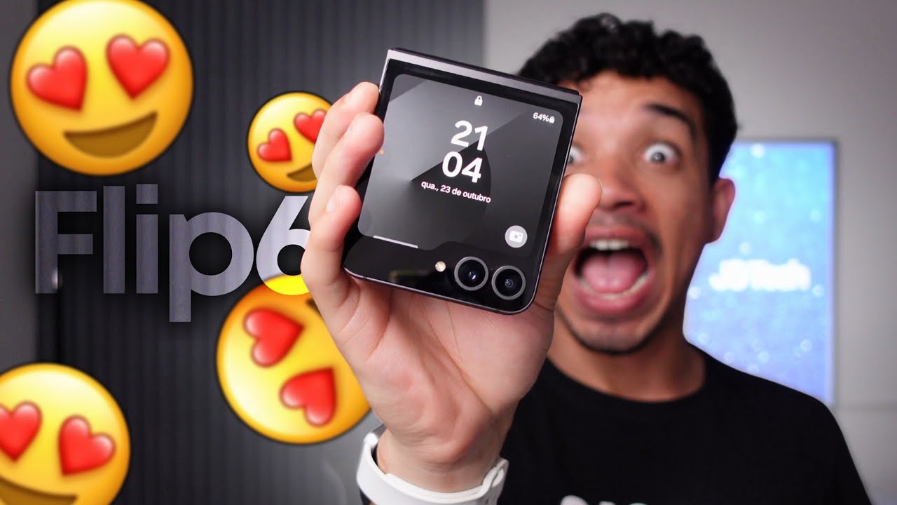 Galaxy Z Flip 6 é REALMENTE tudo isso? VALE A PENA o DOBRÁVEL da Samsung?