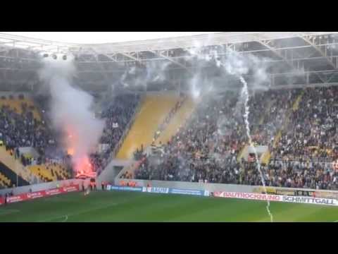 Hansa Rostock macht die Axt im Wald bei Dynamo Dresden 23.10.2010