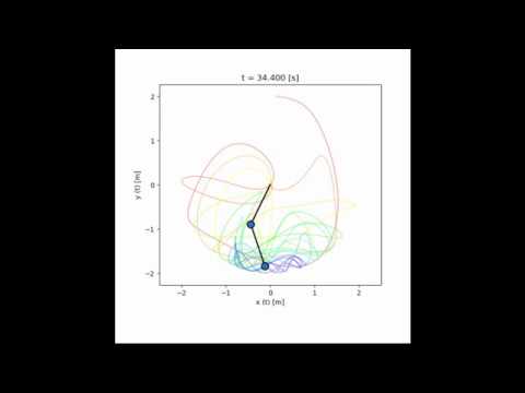 Damped Double Pendulum Simulation In Python With Source Code