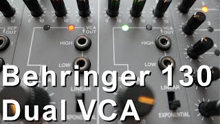 Video thumbnail for Behringer 130 Dual VCA ~ how it sounds & saturates by synthe sizer83
