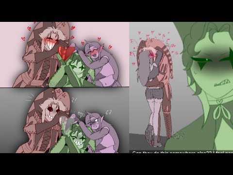 Pierrot and Harlequin fight for the love of a GIRL. ( the freak circus ) comic dub.