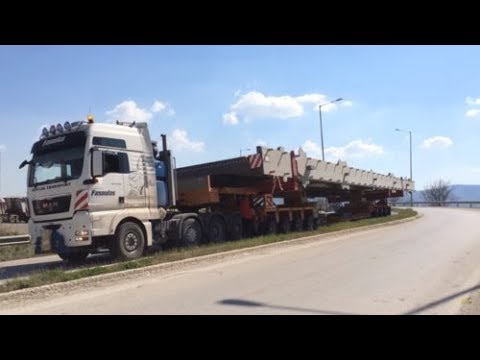 Transporting A Huge Platform With Man TGX 660HP - Heavy Transports