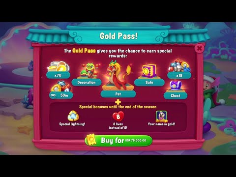 @Fishdom Buy Gold Pass. Lunar Festival Event Level 1 🔓. Got 🐉🐟