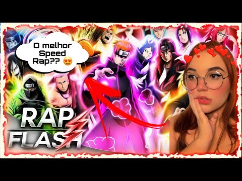 REAGINDO ao SpeedLord - AKATSUKI (Naruto Shippuden) | ESPECIAL 100K | Flash Beats (Prod. Hunter)