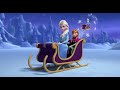 Elsa Anna S Magical Sleigh Ride Frozen Winter Song For Kids ️