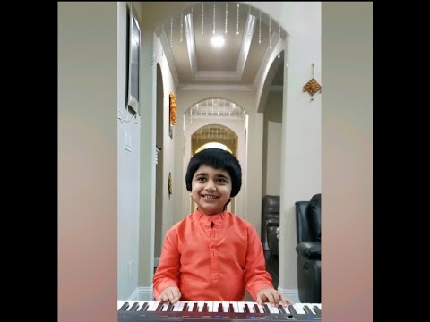 #Soubhith #Ananth playing #Aigiri Nandini #Mahishasura Mardini Stotram on #piano.