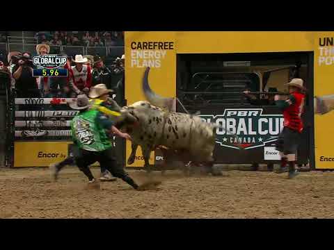 Wyatt Laughlin bucks off Voo Doo Too (PBR)