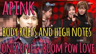 APink Comeback Stage (Only One + Bom Pow Love) @MCountdown  REACTION