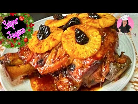 🎄Jugosa Pierna de Cerdo a la Sidra para NAVIDAD / con  pocos ingredientes