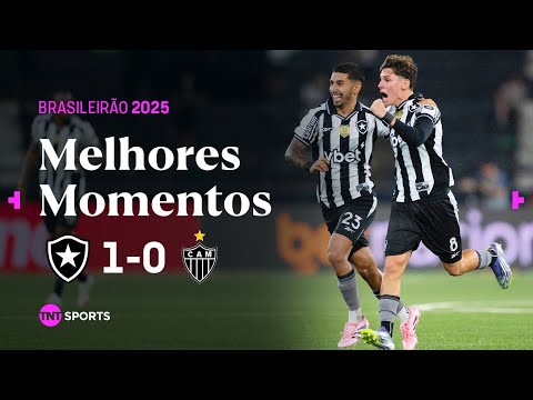 BOTAFOGO VENCE GALO COM 1 A MENOS! - Melhores Momentos - Botafogo 1x0 Atlético - Brasileirão Betano