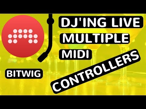 Bitwig Studio - DJ'ing & Performing Live Course - Multiple Midi Controllers Setup - (djvicvapor)