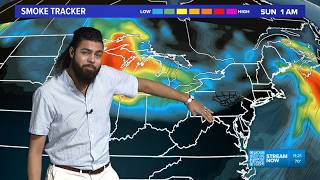 Smoke will clear out tomorrow, potentially severe storms on the way in