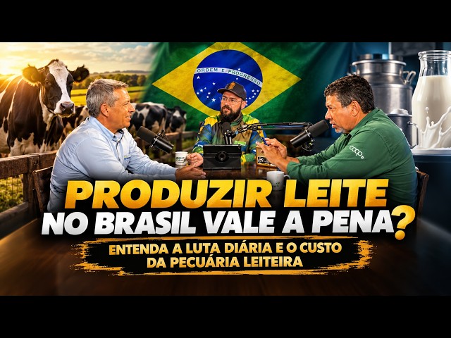 Produzir Leite no Brasil Vale a Pena? Entenda a Luta Diária e o Custo da Pecuária Leiteira.