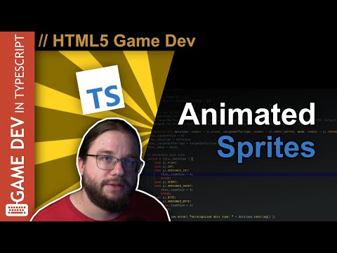 TypeScript WebGL Game Engine Tutorial #16 - Animated Sprites
