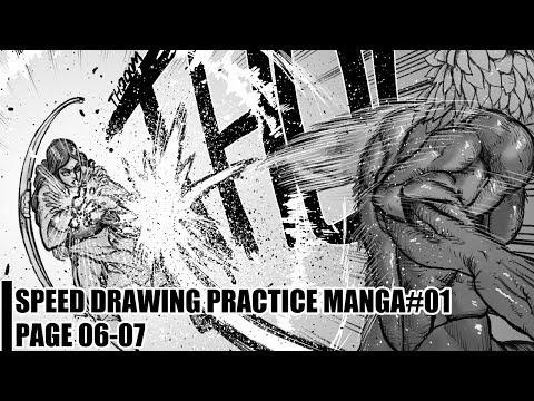 Speed Drawing - Practice Manga#01 page 06-07