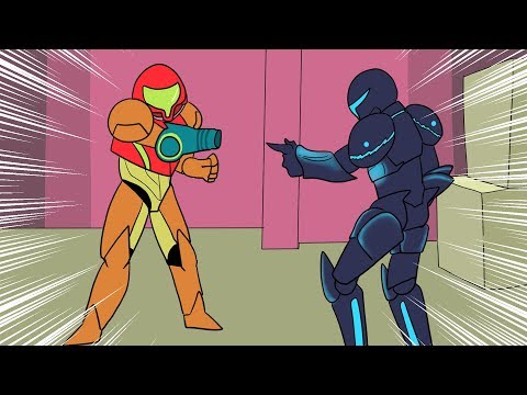 All Metroid Games (Metroid Storyline) in 3 Minutes! (Metroid Animation)