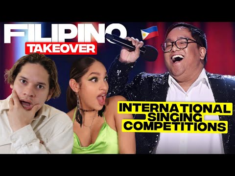 Waleska & Efra react to Filipino Singers TAKING OVER SINGING competitions all around the world 2025