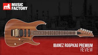 Video thumbnail for Music Factory - Review #145 - Ibanez RG6PKAG-NTF by Music Factory