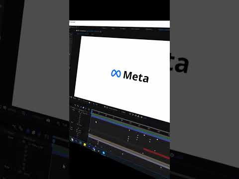 Recreated Meta Logo Animation! #shorts