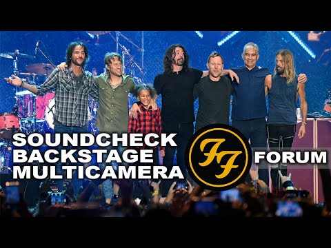 Foo Fighters - Soundcheck, Backstage and Multi Camera Show - The Forum - Nandi Bushell & Dave Grohl