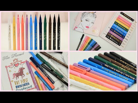 NEW Too Faced Sketch Marker Liquid Eyeliners| Review/Demo| Dulce Candy