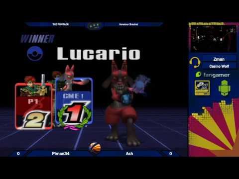 Runback Amateur: Ash (Lucario) vs Piman34 (Roy,Marth)
