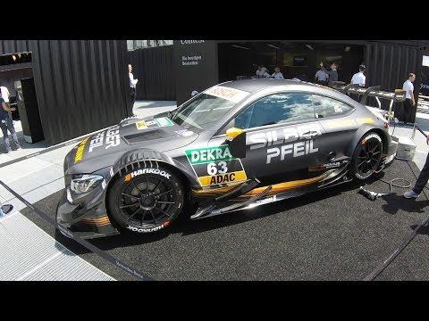 Thumbnail for Mercedes Benz MB C63 c-class Coupe AMG silver arrow petronas dtm racing car 2017 walkaround K1242 by Mercedes-AMG, Mercedes-Benz, Car