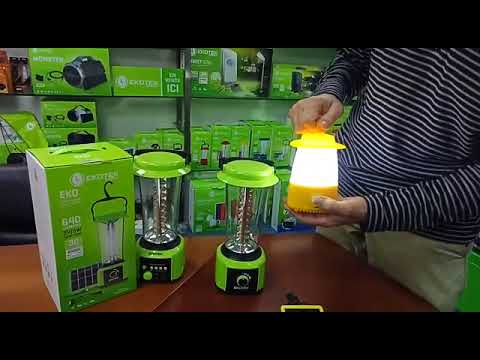 EKOTEK ENERGY  MINI PLUS  Product Demo for Rechargeable Lantern