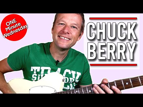 Chuck Berry Style Riff | Guitar Lesson | One Minute Wednesday