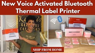 The New Voice Activated Munbyn Thermal Label Printer with Wifi | How to Ship from home!