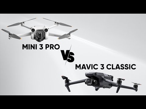 DJI Mavic 3 classic vs DJI Mini 3 Pro