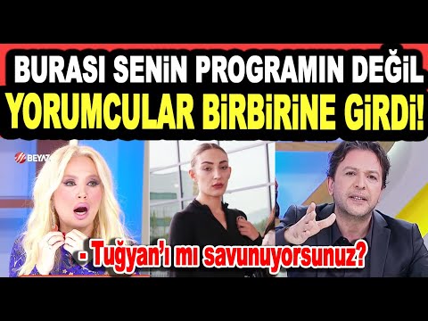 SAÇMALAMA, KONUYU SAPTIRMA..! Lerzan Mutlu Nihat Doğan, Tuğyan konusunda canlı yayında fena kapıştı