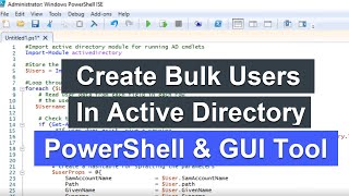 Create Bulk Users in Active Directory (Step-By-Step Guide)