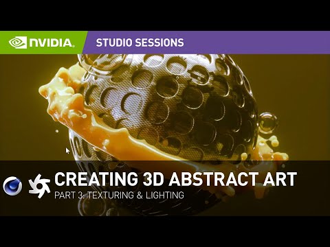 How To Make Easy Abstract 3D Art w/ Patrick Foley | Part 3: Texturing & Lighting