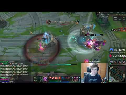 Nemesis hits level 16 on Kayle