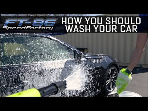 How you should wash your car - Foam Gun & 2 Bucket Method