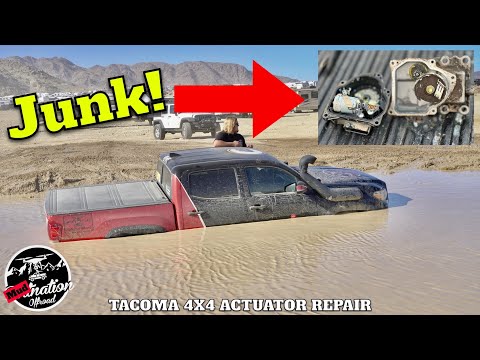 DIY Fix for Broken 4wd! Toyota Tacoma 4x4 Actuator Replacement.