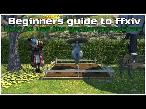 How to use the gardening system in ffxiv