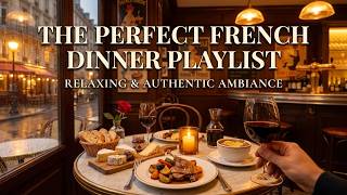 Romantic Parisian Cafe Ambience 🍷 French Dinner Music & Instrumental Bistro Jazz