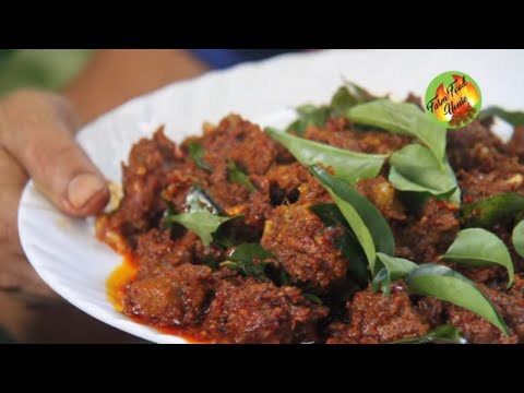 Goat Spicy Roast Recipe | Mysore Mutton Roast prepared Farm Food House